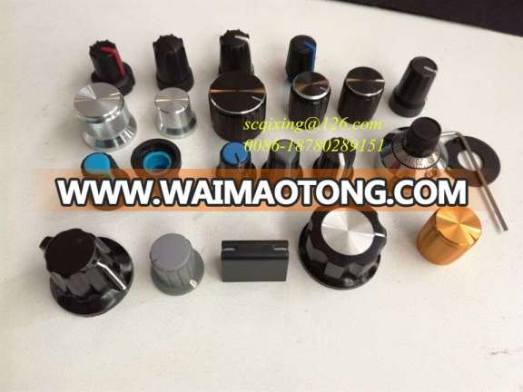 knob for D shaft/round shaft/knurled shaft 6mm 6.3mm encoder knob potentiometer knob